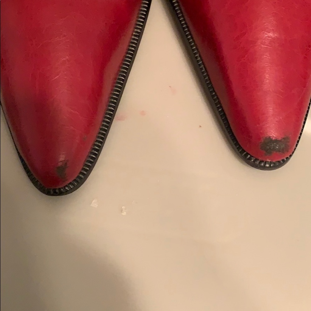 Red Leather Booties! - image 6